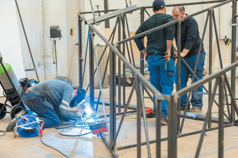 Les ateliers du Théâtre de La Monnaie de Bruxelles - Photo © Constance Proux