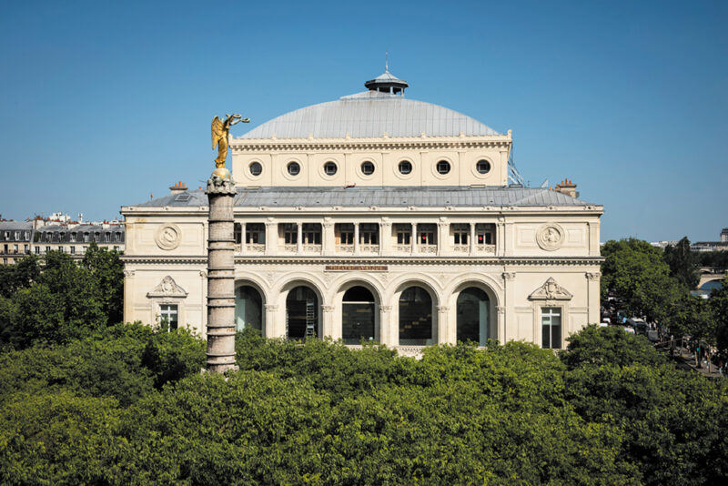 Théâtre de la Ville, place du Châtelet à Paris - Photo © Nadège Lezec